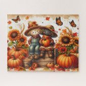 Autumn Scarecrows puzzel (Horizontaal)