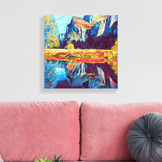 Autumn Scene Canvas Afdruk (Insitu (Woonkamer))