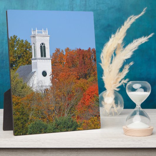 Autumn Scene Plaque Fotoplaat (Zijkant)