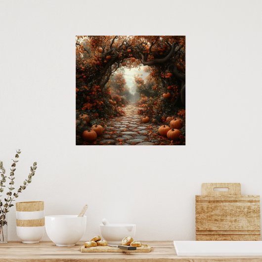 Autumn Scene Poster (Keuken)