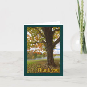Autumn Scene Thank You Card Bedankkaart