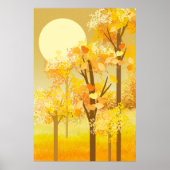 Autumn Scenery Poster (Voorkant)