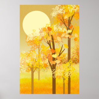 Autumn Scenery Poster
