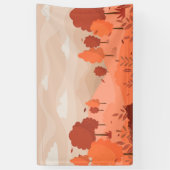 Autumn Scenery Spandoek (Verticaal)