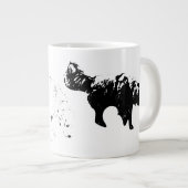 Autumn Scent Patrol, twee honden Grote Koffiekop (Voorkant rechts)