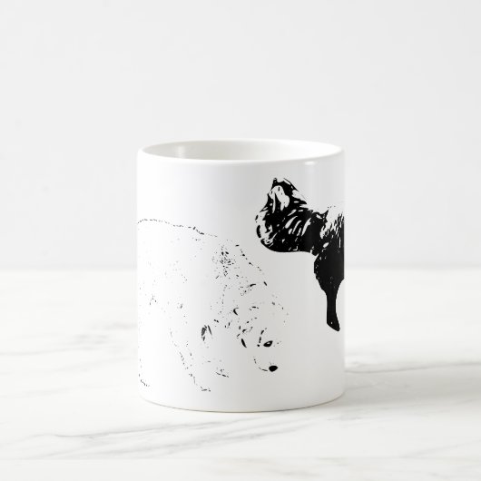 Autumn Scent Patrol, twee honden Koffiemok (Center)