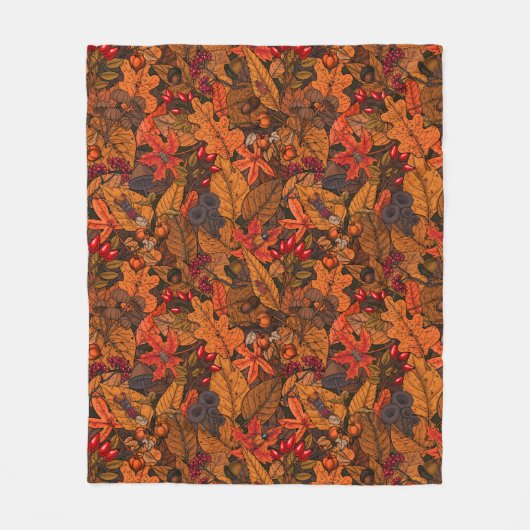 Autumn schat fleece deken (Voorkant)