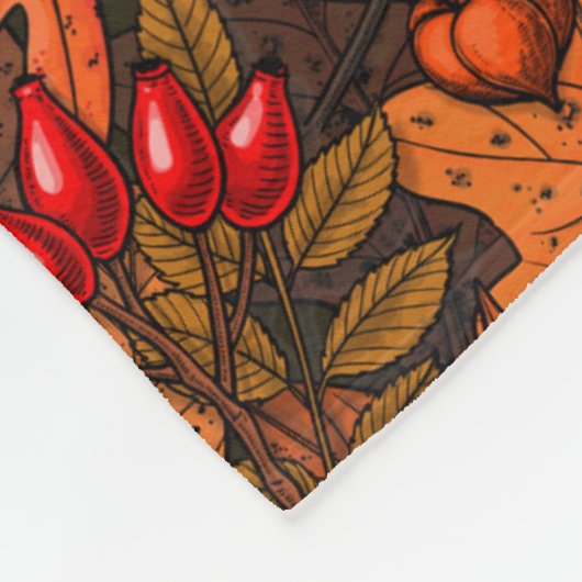Autumn schat fleece deken (Hoek)