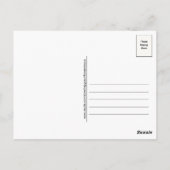 Autumn Schattige Pug Briefkaart (Achterkant)