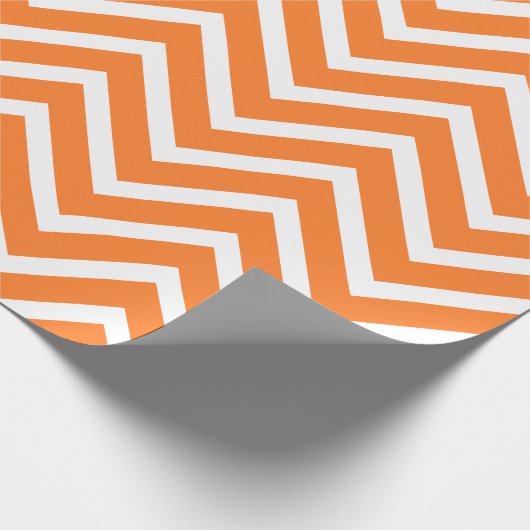 Autumn Season Chevron Pattern Cadeaupapier (Hoek)