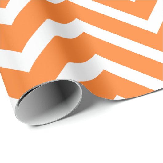 Autumn Season Chevron Pattern Cadeaupapier (Rol Hoek)