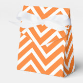 Autumn Season Chevron Pattern Favor Box Bedankdoosjes (Voorkant Zijde)