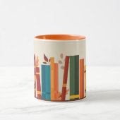 Autumn season cozy book stack  Taza Mok (Midden)
