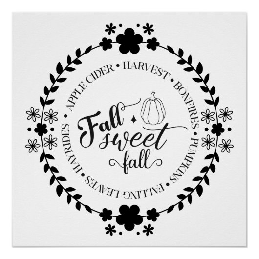 Autumn Season-Digital Download Poster (Voorkant)