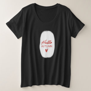 Autumn Season Grote Maat T-shirt