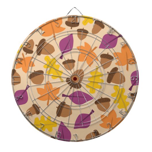 AUTUMN SEASON PATTERN DARTBORD (Voorkant)
