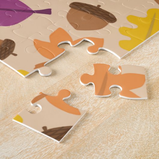 AUTUMN SEASON PATTERN LEGPUZZEL (Zijkant)