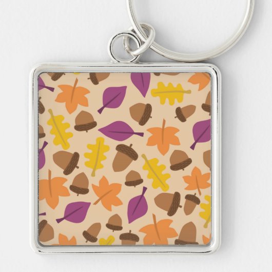 AUTUMN SEASON PATTERN SLEUTELHANGER (Voorkant)