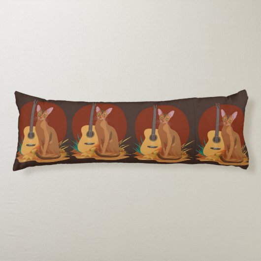 Autumn Serenade Cat Body Pillow Lichaamskussen (Voorkant)