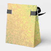 Autumn Shades of Green and Yellow Wedding Tent Box Bedankdoosjes (Achterkant)