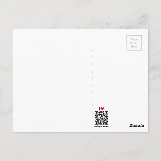 Autumn Shadows Modern Art Briefkaart (Achterkant)