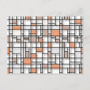 Autumn Shadows Modern Art Briefkaart