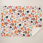 Autumn Sherpa Blanket Pattern Deken (Voorkant (horizontaal))