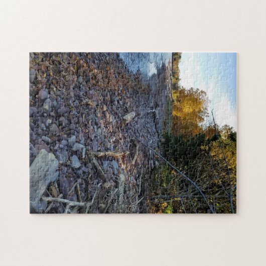 Autumn Shoreline on Lake Superior Legpuzzel (Horizontaal)