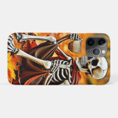 Autumn Skeleton Coffee Break Ontwerp Case-Mate iPhone Case (Achterkant (horizontaal))