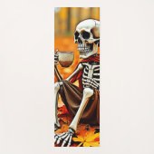 Autumn Skeleton Coffee Break Ontwerp Yogamat (Voorkant)