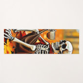 Autumn Skeleton Coffee Break Ontwerp Yogamat (Voorkant (horizontaal))