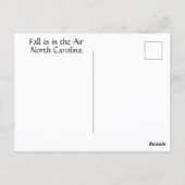 Autumn Sky Colorful Autumn Trees Photographic Briefkaart (Achterkant)