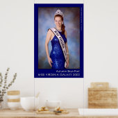 Autumn Skye Port - Miss Virginia Galaxy Poster (Keuken)