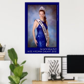 Autumn Skye Port - Miss Virginia Galaxy Poster (Thuiskantoor)