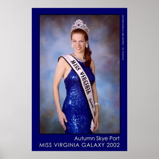 Autumn Skye Port - Miss Virginia Galaxy Poster (Voorkant)