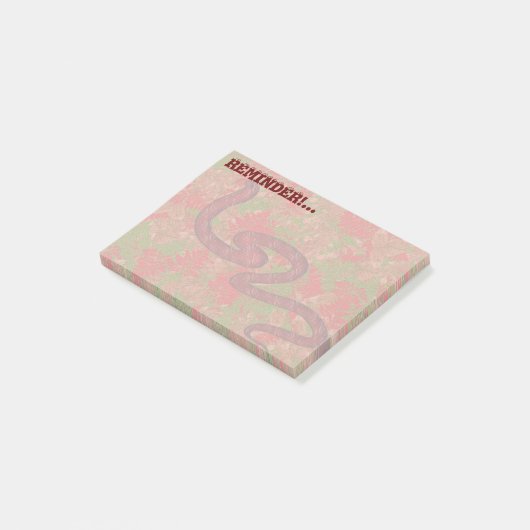 Autumn snake post-it® notes (Schuin)