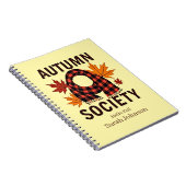 Autumn Society – gepersonaliseerde briefvulling Notitieboek (Rechterzijde)