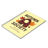 Autumn Society – gepersonaliseerde briefvulling Notitieboek (Linkerzijde)