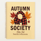Autumn Society – gepersonaliseerde briefvulling Planner (Voorkant)