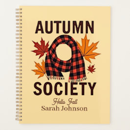 Autumn Society – gepersonaliseerde briefvulling Planner