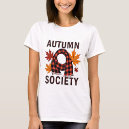Autumn Society – gepersonaliseerde briefvulling T-shirt