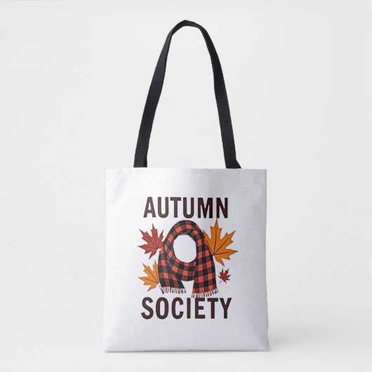 Autumn Society – gepersonaliseerde briefvulling Tote Bag (Voorkant)