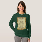 Autumn Song Thanksgiving Poem T-shirt (Voorkant volledig)