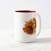 Autumn Soul | Timeless Beauty Seasonal Collection Tweekleurige Koffiemok (Voorkant rechts)