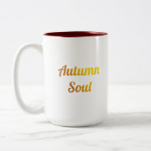 Autumn Soul | Timeless Beauty Seasonal Collection Tweekleurige Koffiemok (Links)