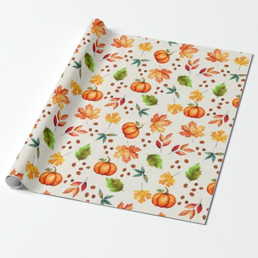 Autumn Spice Cadeaupapier (Uitgerold)