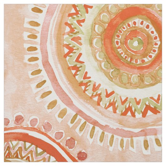 Autumn Spice MANDALA MINDSET Waterverf Stof (Swatch)