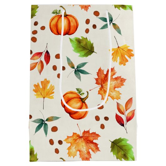 Autumn Spice Medium Cadeauzakje (Achterkant)