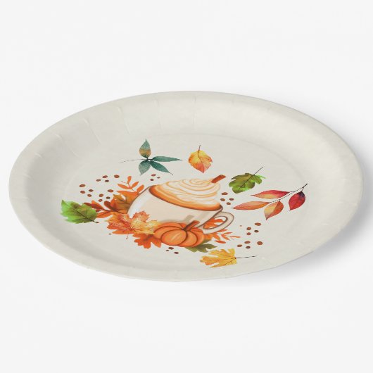 Autumn Spice Papieren Bordje (Gekanteld)