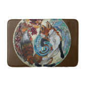 Autumn Spiral Fox Badmat (Voorkant)